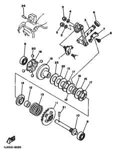 YZ125S Корпус / кузов компл governor