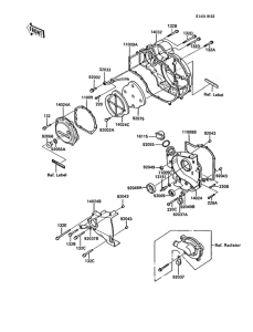 ZX900 Крышки двигателя
