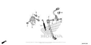 GL1800C Подножка