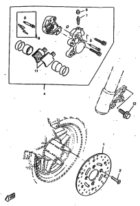 CW50RSP Передний суппорт