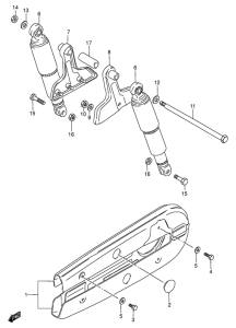 K125 Задние амортизаторы