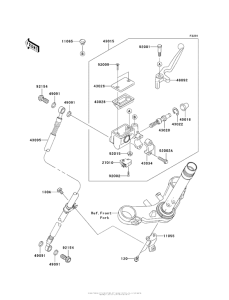 EX250 Главный тормозной цилиндр