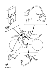 WR400F Equipo electrico