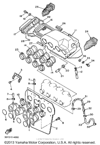 FJ1100NC Воздушный фильтр