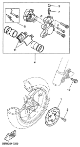 YQ50 Передний суппорт