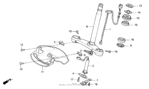 GL1500SE Траверса нижняя