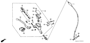 CR500R Fr. brake master cylinder