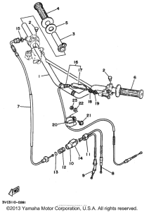 RT180B Руль -тросы