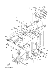 XV17PCSC Rear arm & suspension