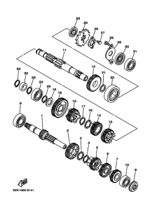 TW125 Трансмиссия