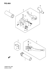 VZ800 Рулевой рычаг