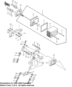 KE125 Taillight unit ass`y