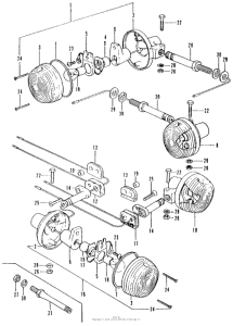  Задний фонарь