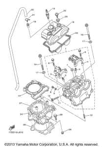YZ250FZL Цилиндры