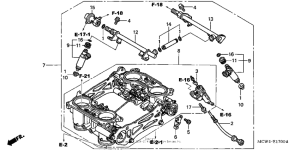 VFR800 (ABS) Throttle body (assy.)