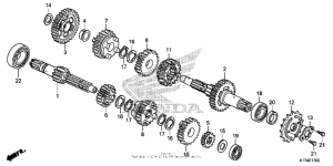 CMX250C Трансмиссия