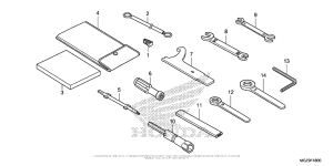 CB500X (ABS) Инструмент