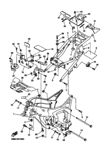 FZ6SW FZS6W Frame comp