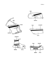 ZX500 Decals(red / bronze-guns)(zx500-b2 / b3)
