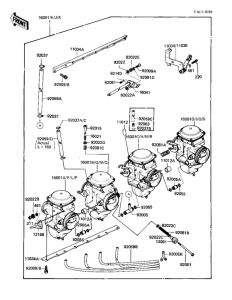 KZ750 Carburetor assy