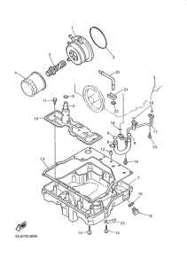 YZF1000R Масляный фильтр