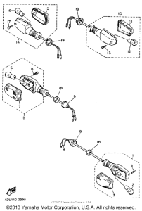 XJ600SEC Поворотники