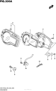 GSX-S750 (ABS) Speedometer (Gsx-S750L6 E03)