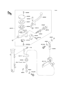 EJ650 Главный тормозной цилиндр