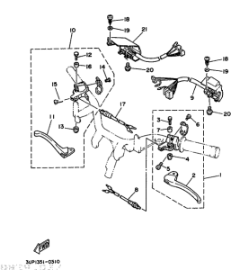 CH80 Handle switch. lever