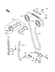 KLX250 Распредвал