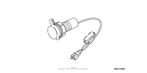 GL1800 (ABS) Accessory socket kit (12v d / c)