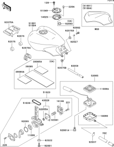 ZG1000 Fuel tank(1 / 2)