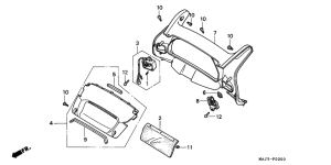 ST1100 Приборная панель