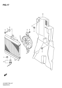 UH125 Радиатор