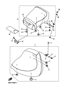 XVS1100A XVS11AS Пружина