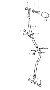GT250 Тормозные трубопроводы