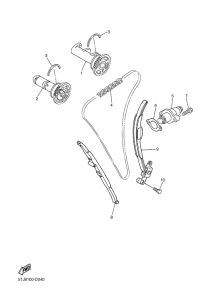 WR450FV Camshaft & chain