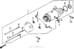 GL1100I Стартер