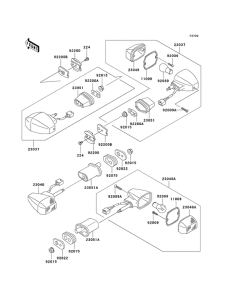 ZX600 Поворотники