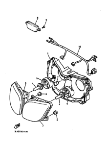 FZR1000 FZR1000F Phare
