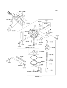 KL110 Карбюратор