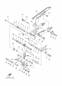 XT225 XT225R Задний рычаг и подвеска