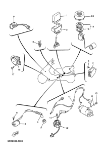 YP125D Электрика 1