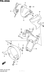 SV650 Headlamp Cover