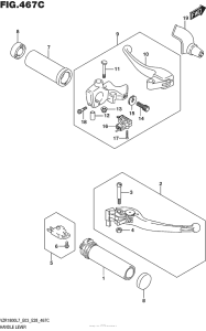 VZR1800 Handle Lever (Vzr1800Bzl7 E28)