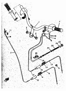 CW50 Рулевой рычаг и кабель