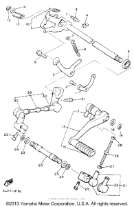 XVZ12DWC Вал переключения
