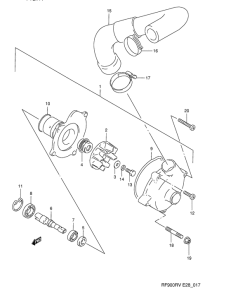 RF900 Водяная помпа