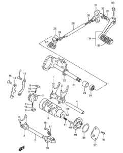 RG50 Переключение передач