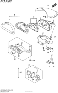 VZ800 Speedometer (Vz800L5 E28)
